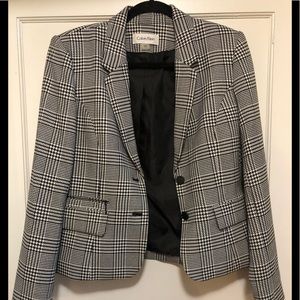 Calvin Klein Houndstooth Blazer